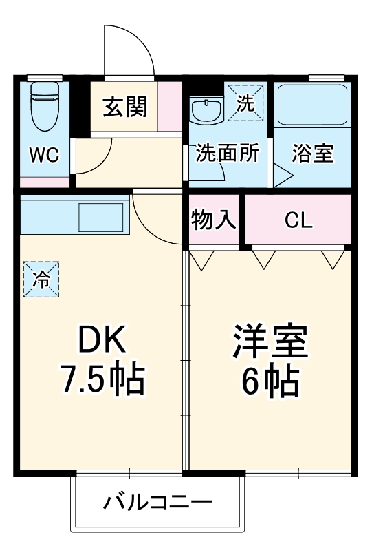 エステートの間取り