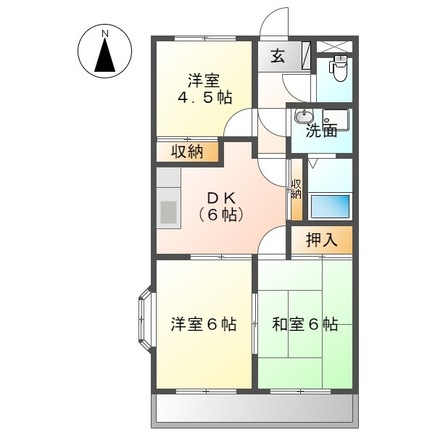 クリスタルメゾン七宝の間取り