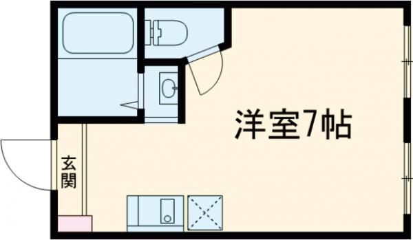アヴニール代々木・202号室の間取り