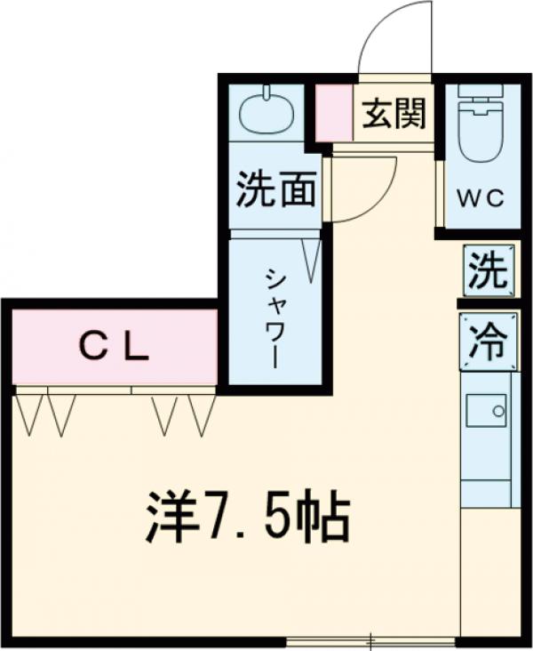 メイクスTERA小岩の間取り