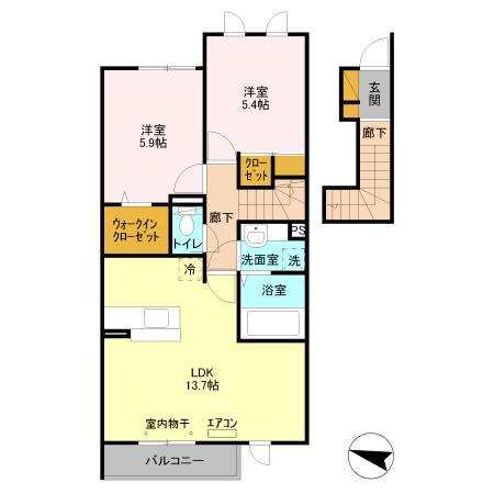 アミ・クールの間取り