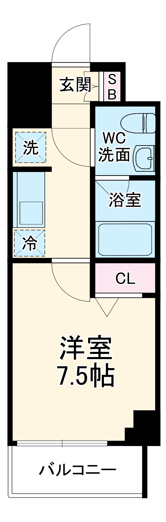 SHOKEN Residence横浜天王町IIの間取り