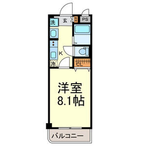 プランドール中村公園の間取り