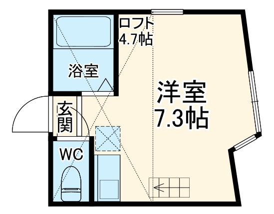 ユナイト根岸ジュテームの間取り