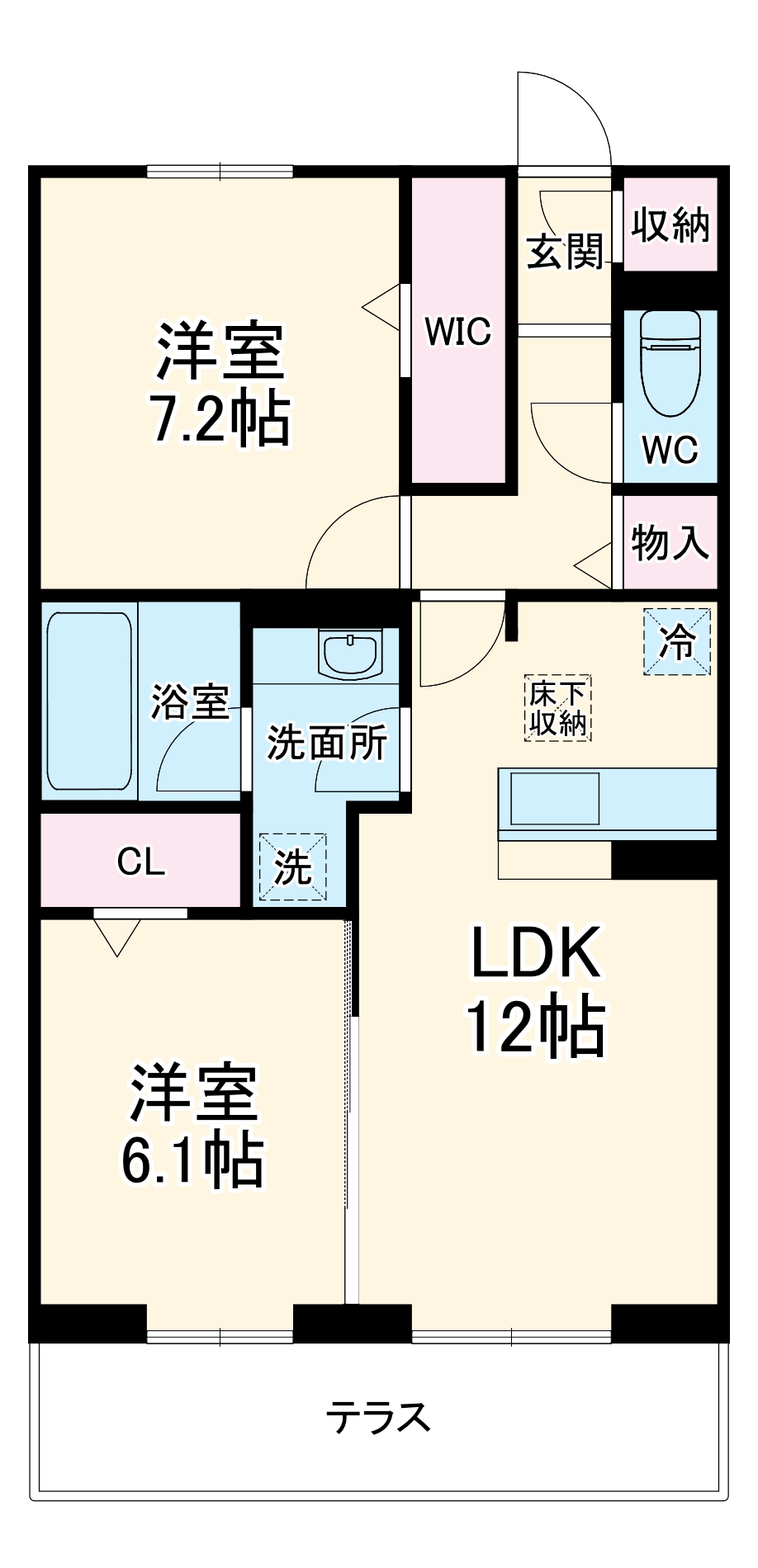 GARDEN GRACEの間取り