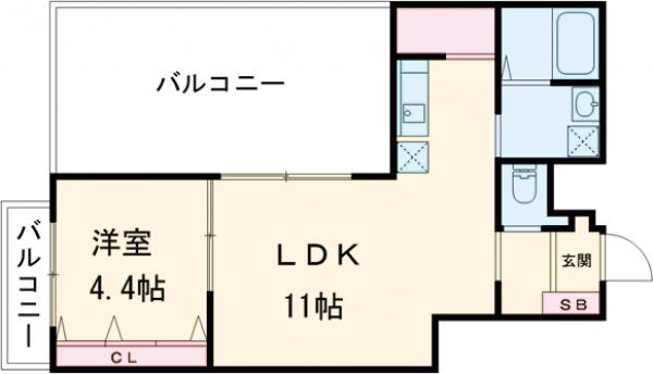 Villa Stage 桂川の間取り