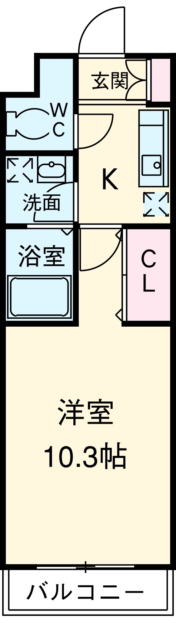 LAUREL妙典Ⅰの間取り