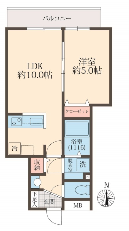 ミリアビタ大森台Ⅱの間取り