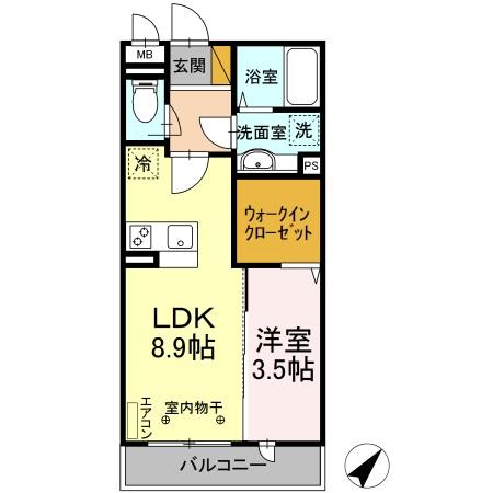 ベイリーフの間取り
