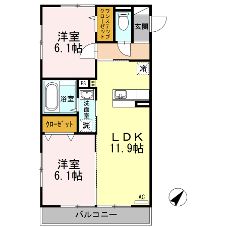 グランマールの間取り
