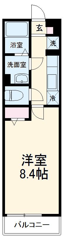 リブリ・コンフォート ホウデンの間取り