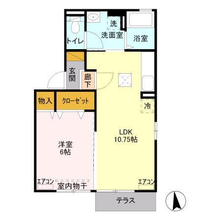 ルミナス・オリエンタルコートの間取り