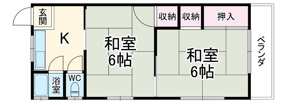 コーポ86の間取り