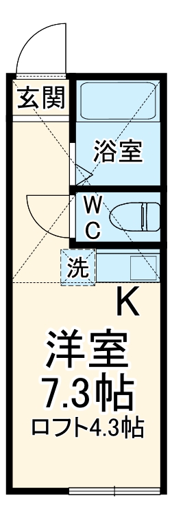 ユナイト武蔵小杉ウインダムストリートの間取り