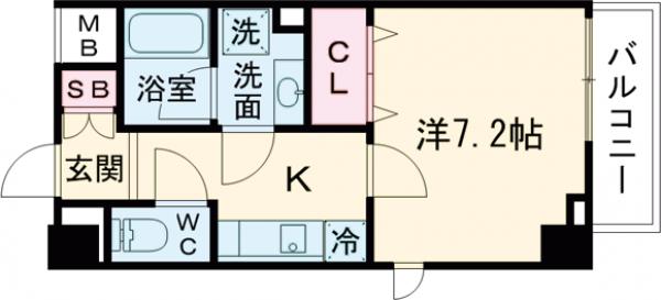 ラフィスタ練馬高野台・302号室の間取り