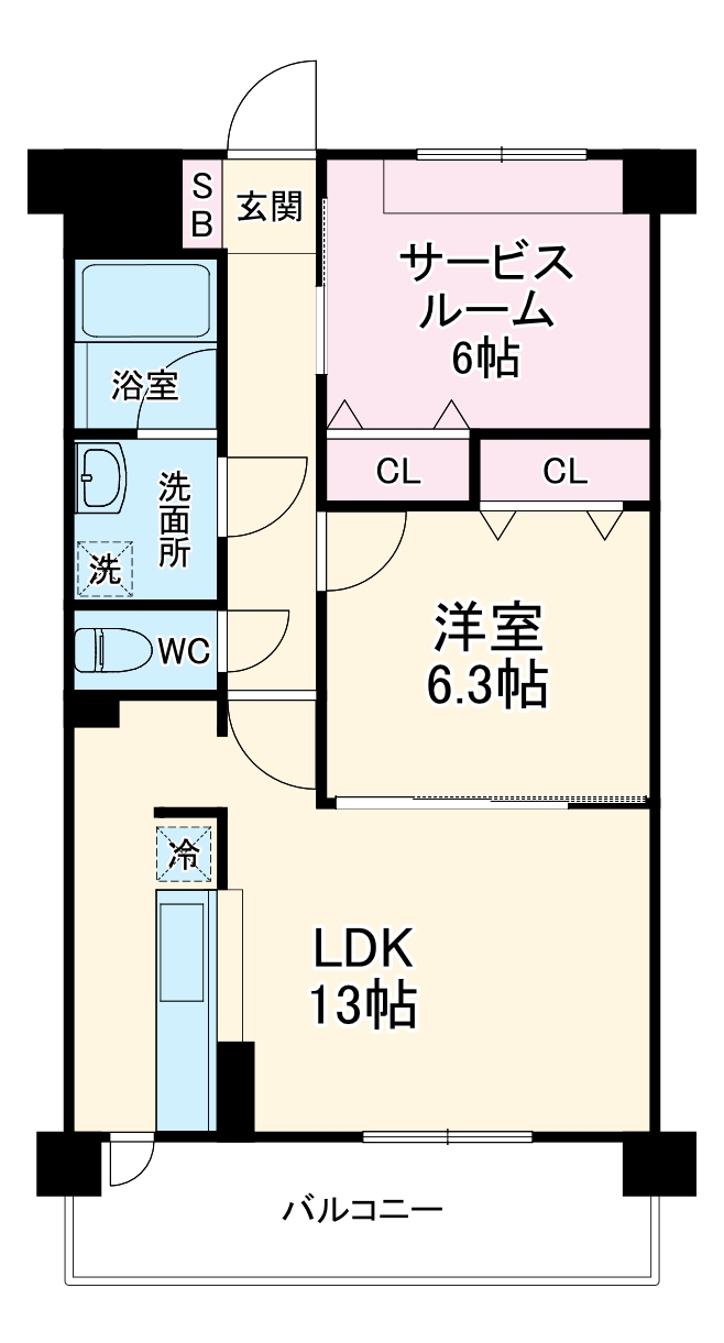 サンハイム戸塚の間取り