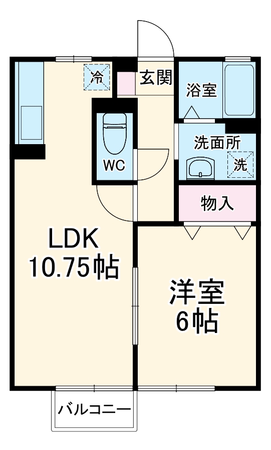 SHARES・kの間取り
