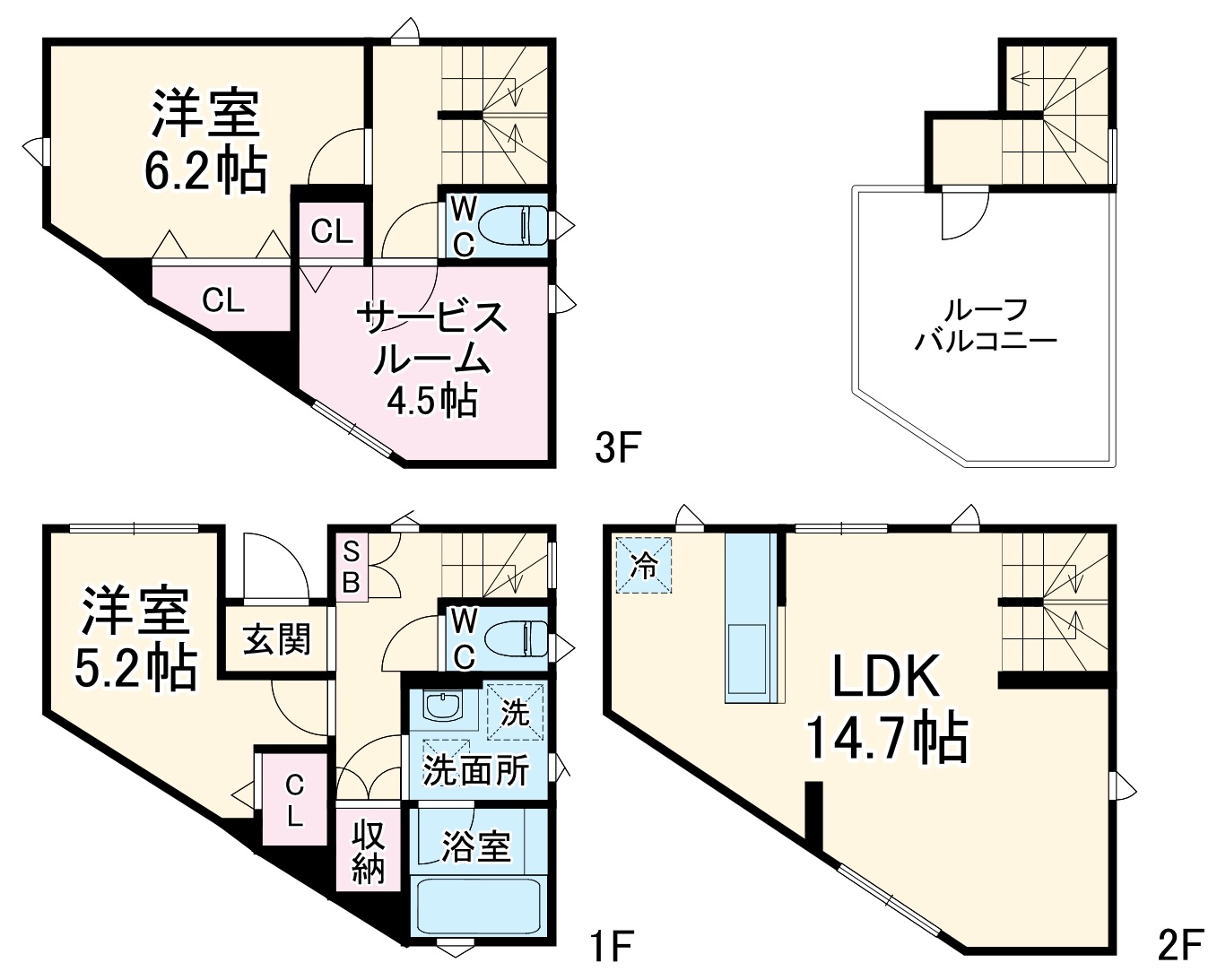 Kolet川崎井田の間取り