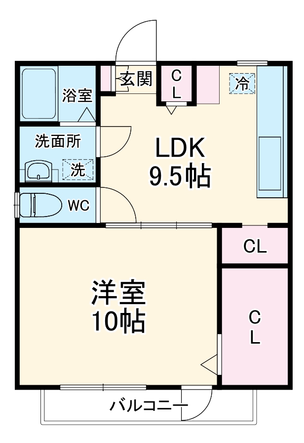 ノーブル松本の間取り