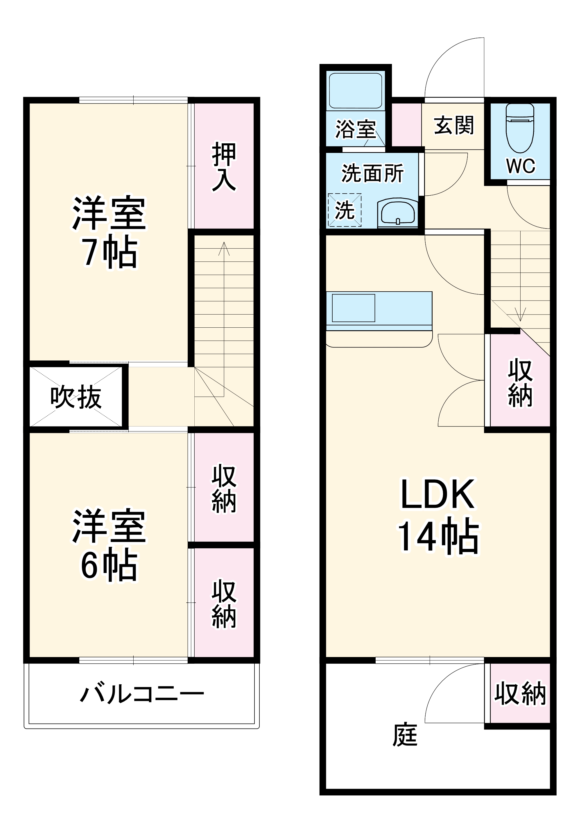 にこにこはうすの間取り