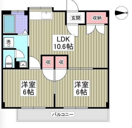 筑波レジデンスの間取り