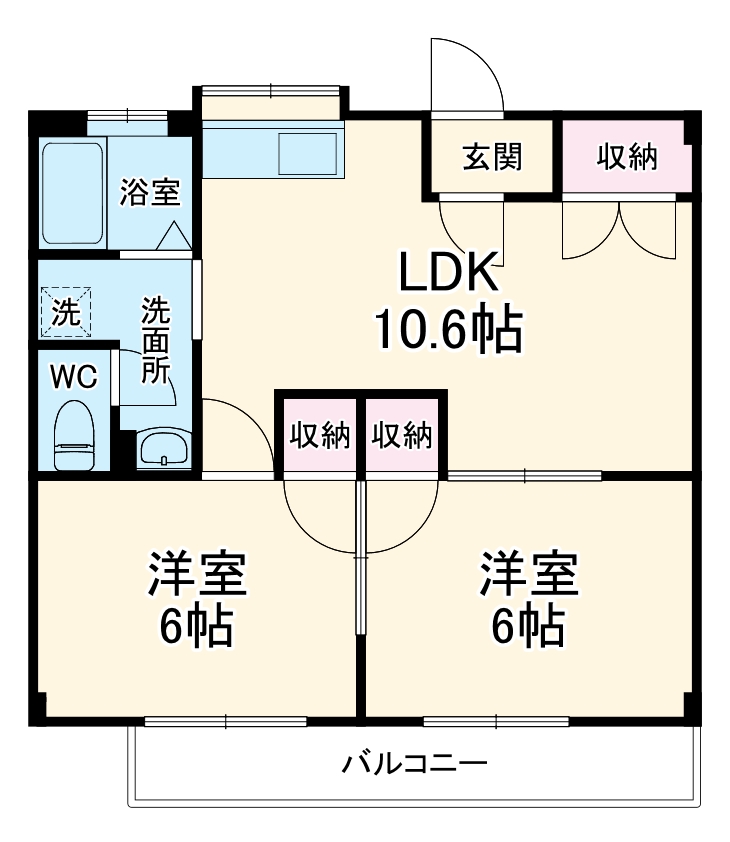 筑波レジデンスの間取り