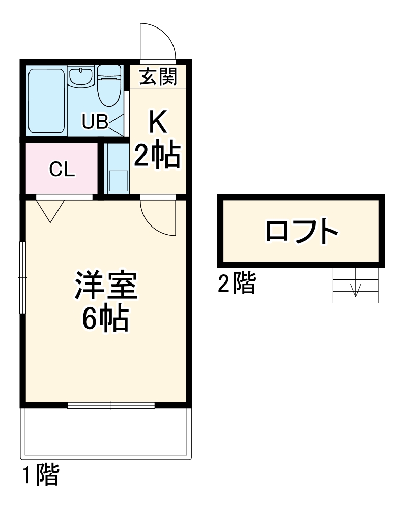 シャトレ八田の間取り