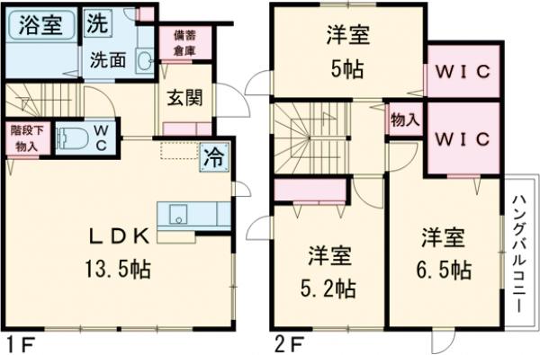 東大泉7丁目戸建の間取り