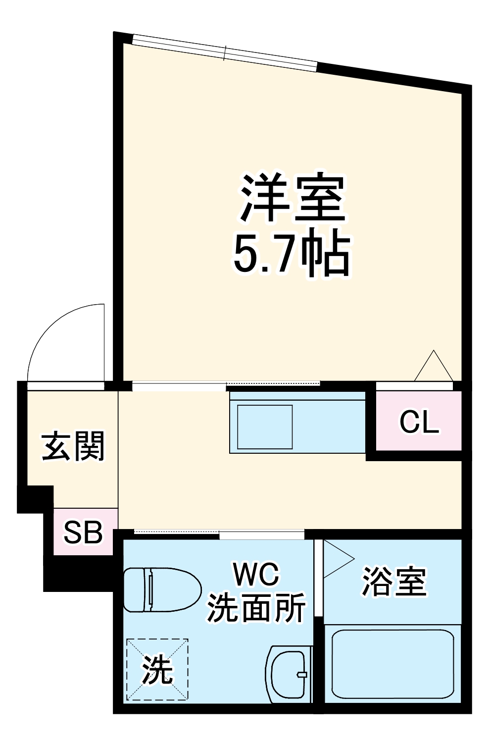 宿河原パークテラスの間取り