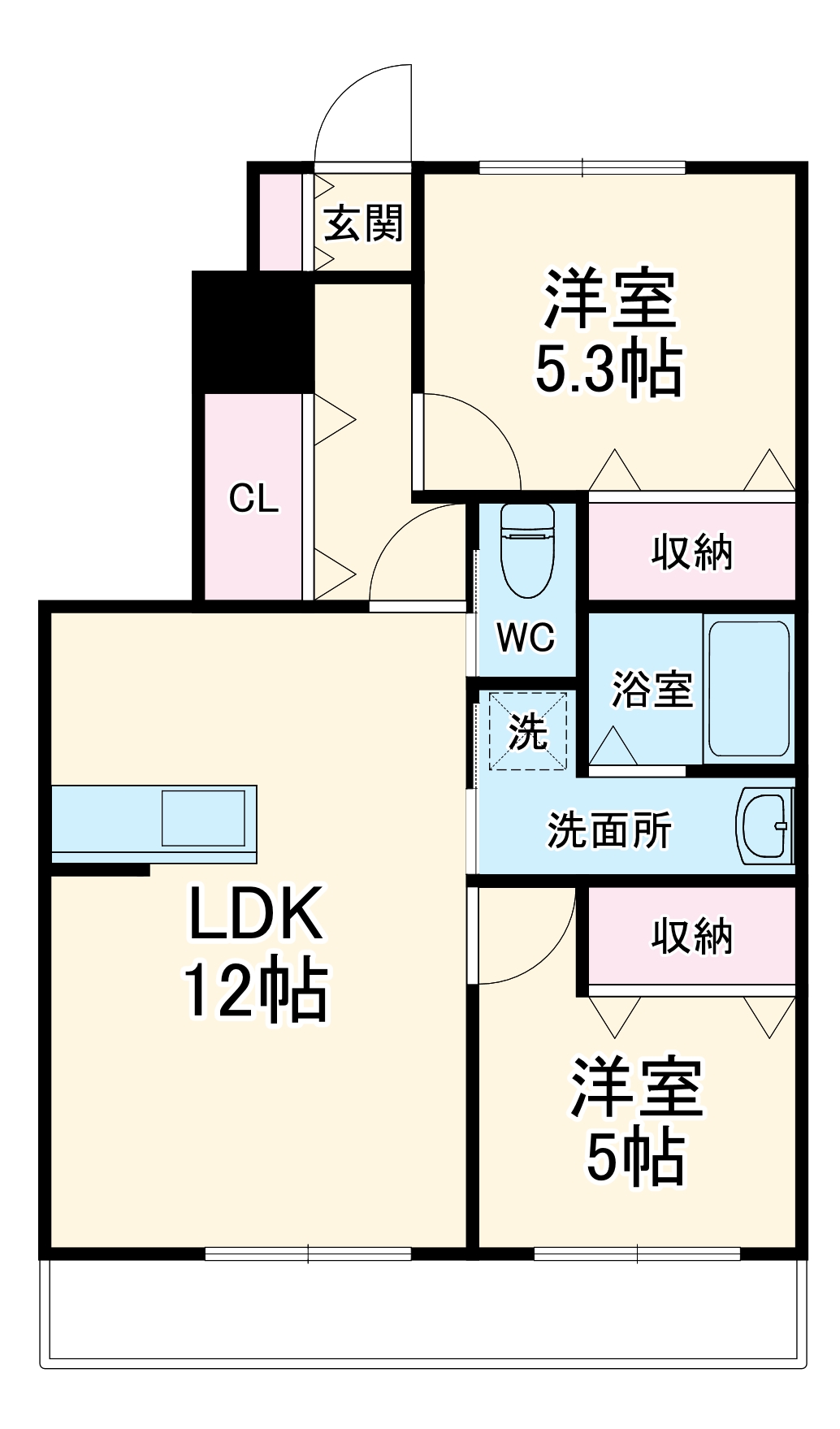 LUMINOUSの間取り