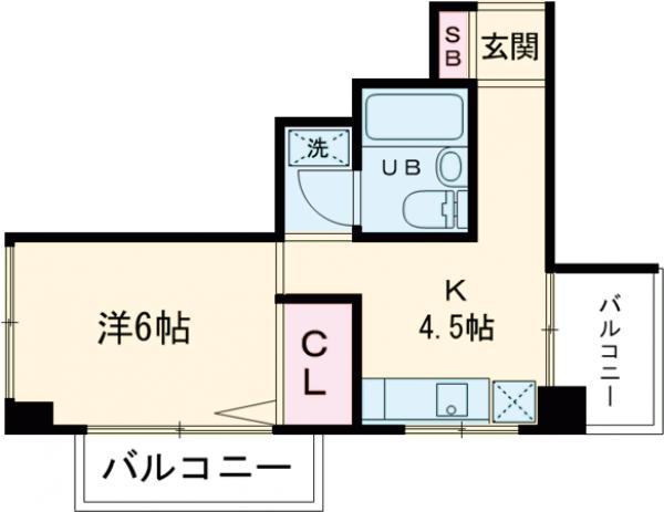 ダイアパレス都立大の間取り