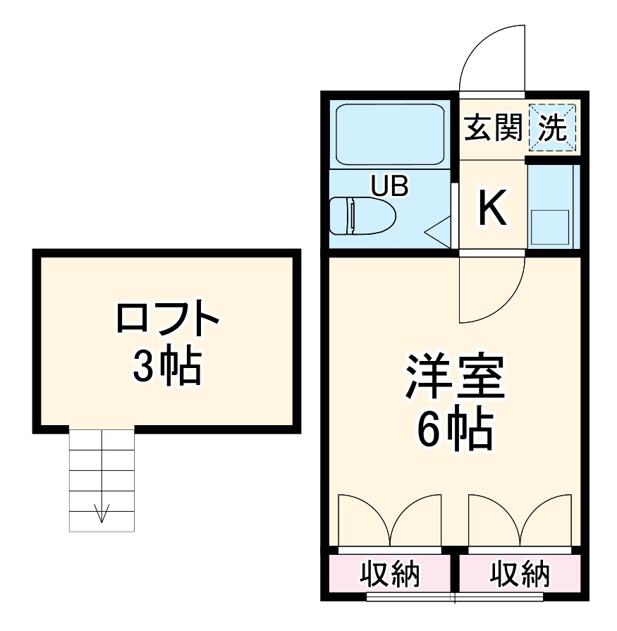 メゾン中和泉の間取り