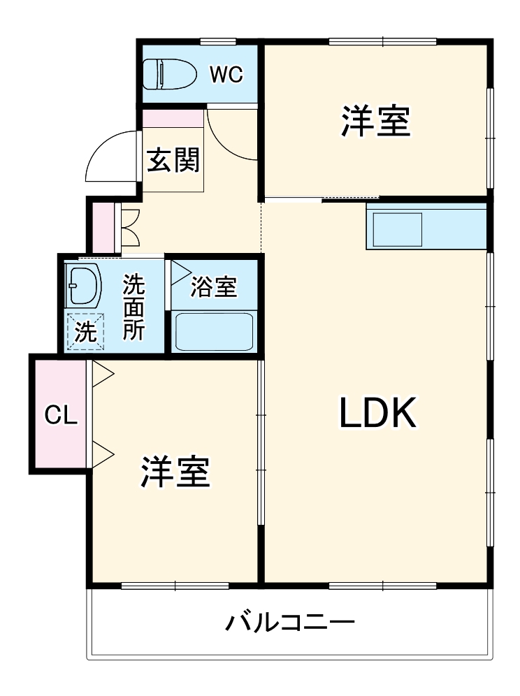 カーサSKの間取り