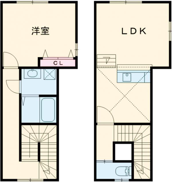 スパッツィオ南烏山の間取り