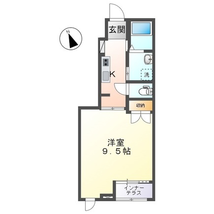 belle prunelle(ベル プリュネル)の間取り