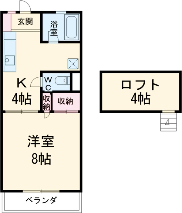 プランドール東町の間取り