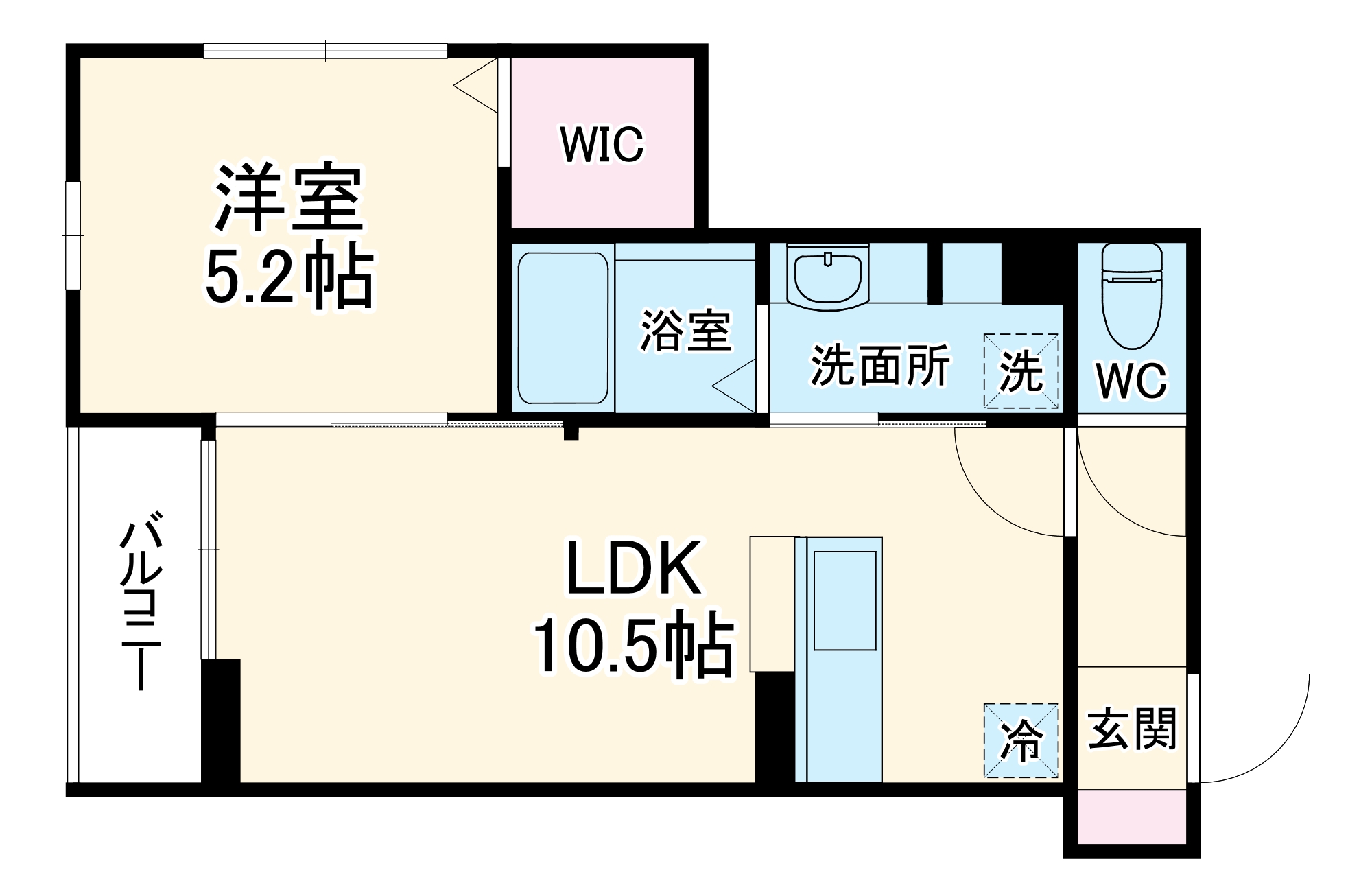 アウラ西船の間取り