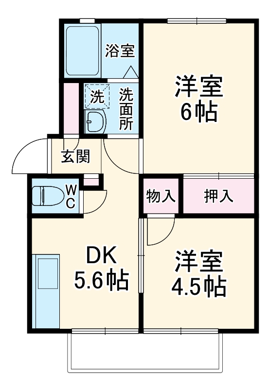フジハイツの間取り