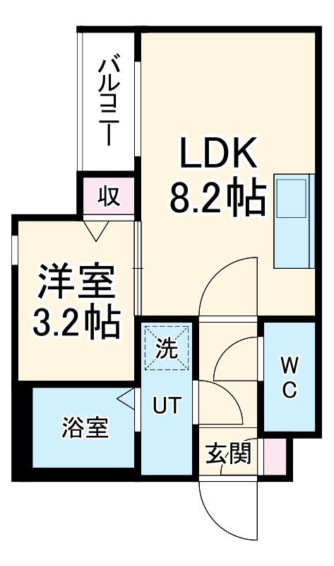 メイクスR元柴田公園の間取り
