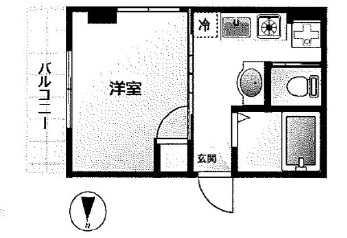 リン元本郷ハイツの間取り