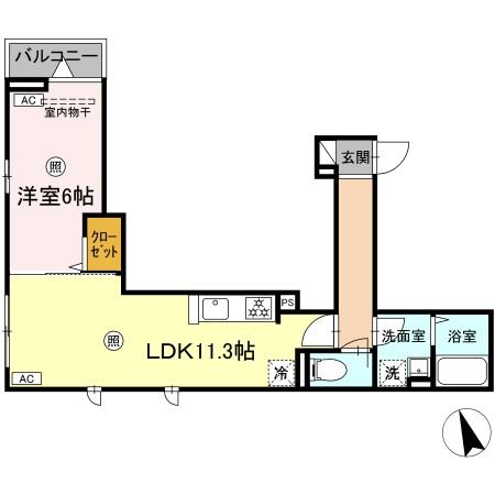 Asset-Court錦町の間取り