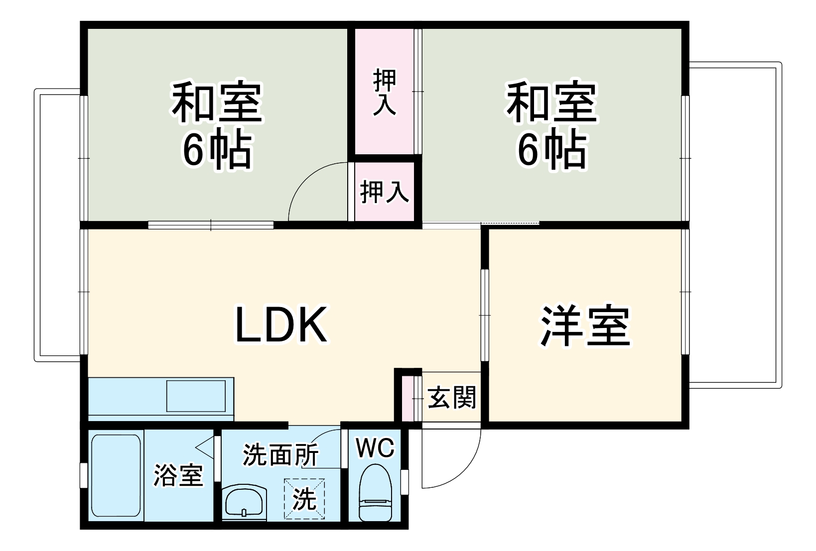 プレシードハイツの間取り