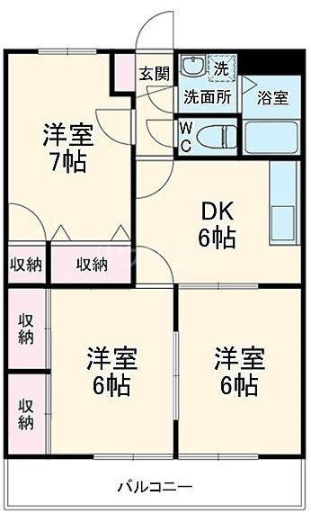 欅マンションの間取り
