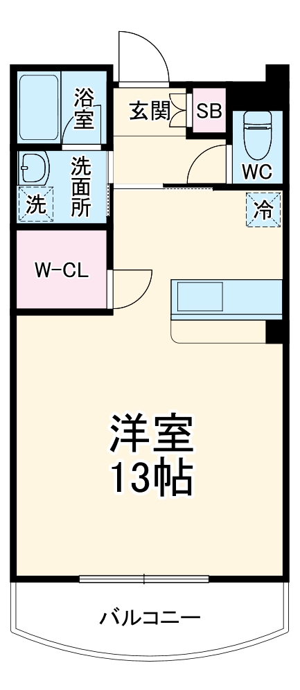 エスティⅢ・205号室の間取り