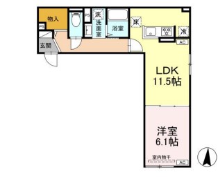 グラナーデ谷原の間取り