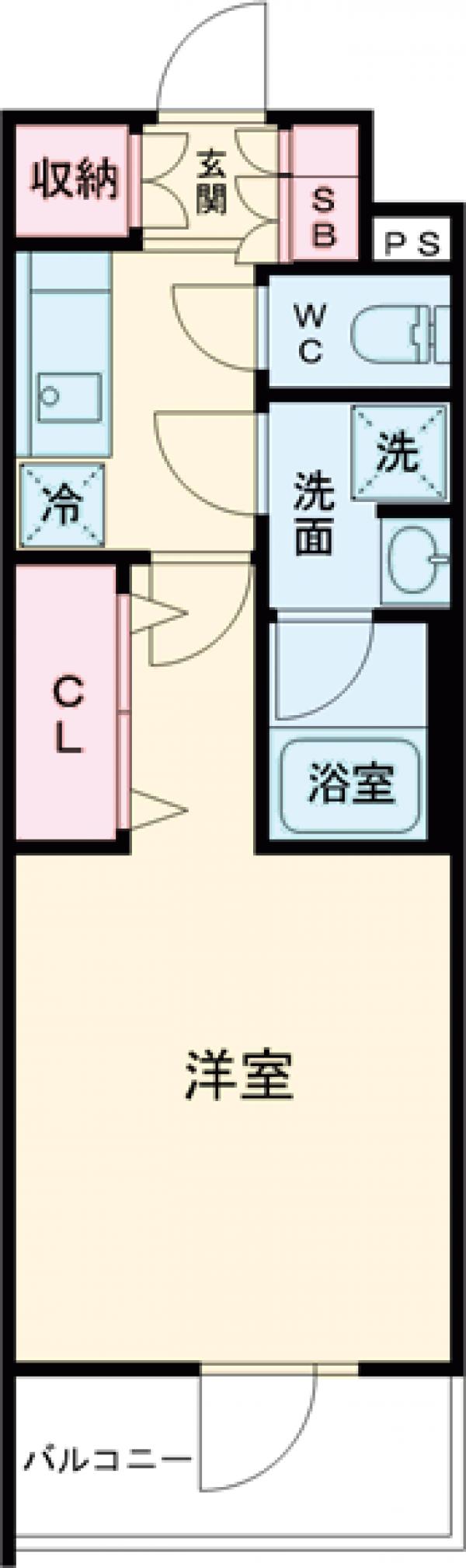 オーパスレジデンス武蔵小山の間取り