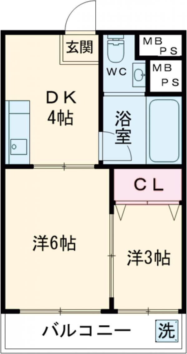 シャトレー堀切の間取り