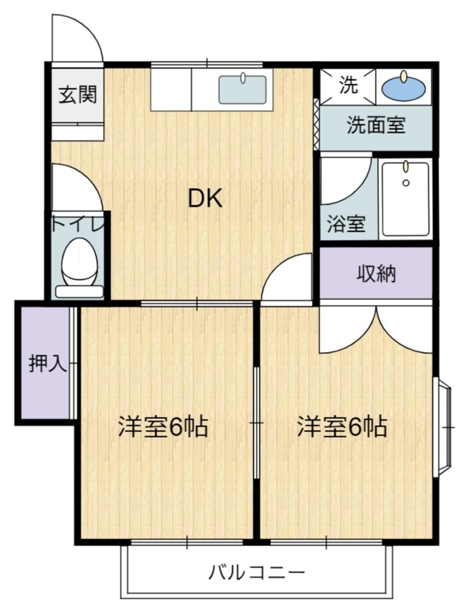 ハイツトダⅠの間取り