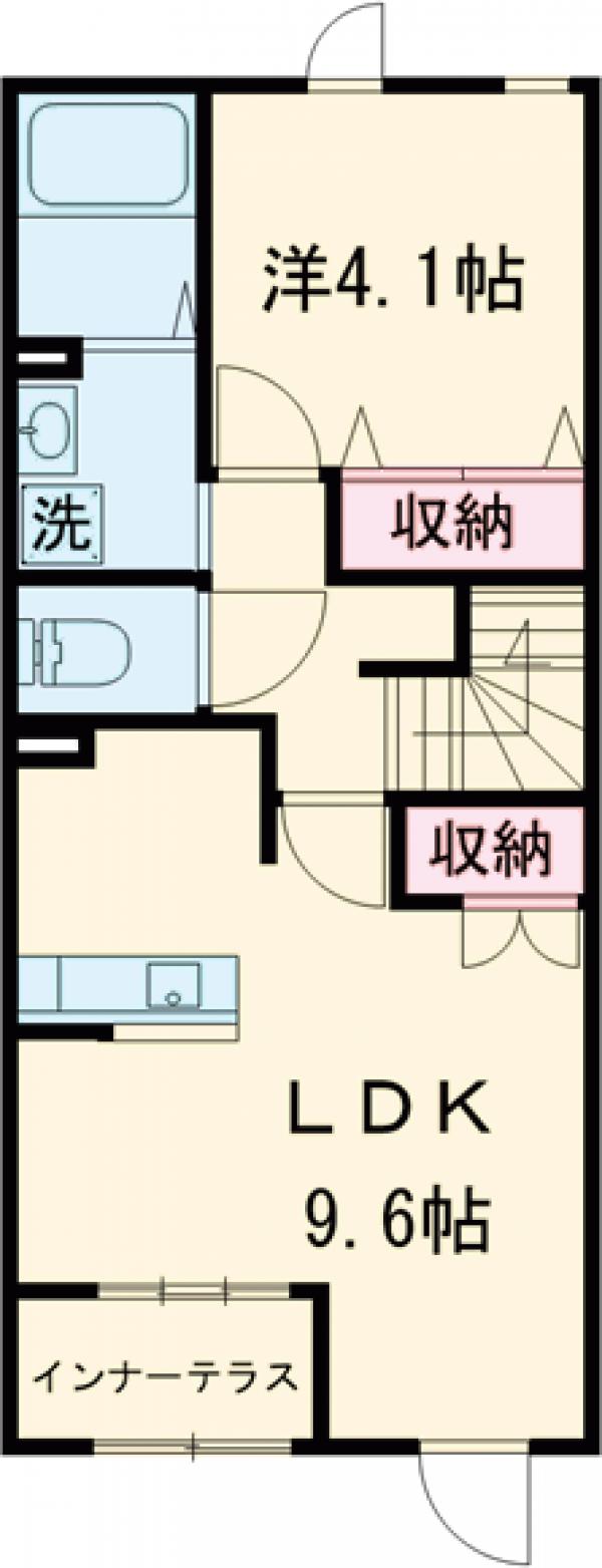 リバーレジェンド1の間取り