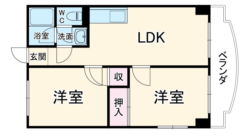 マルトウビルの間取り